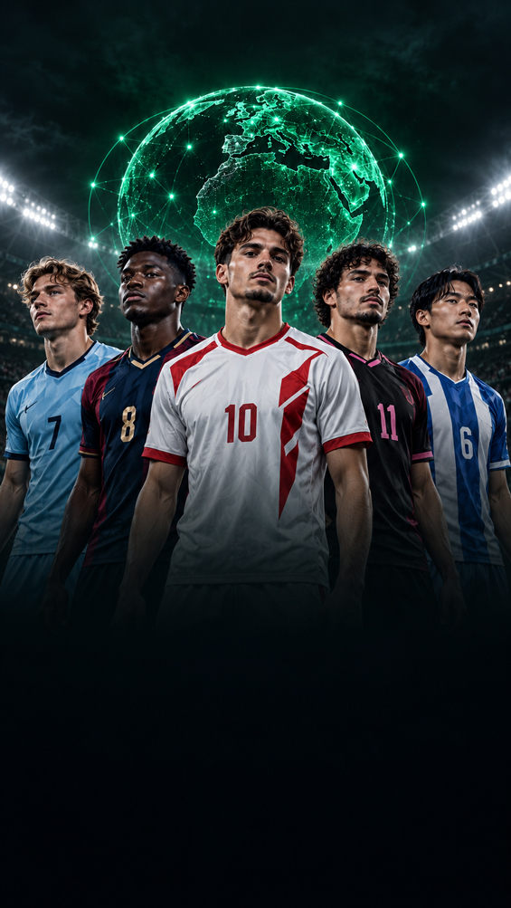Football players with global network